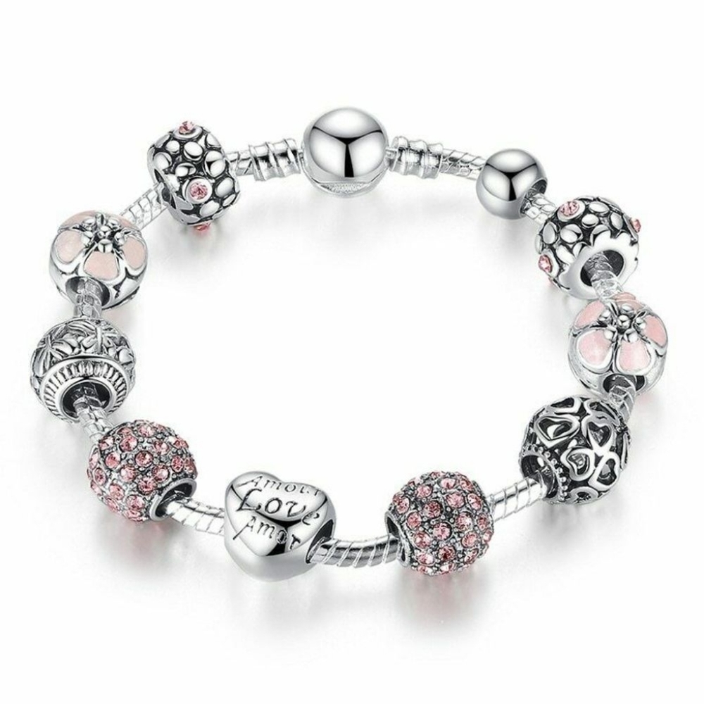 Heart Pink Bracelet